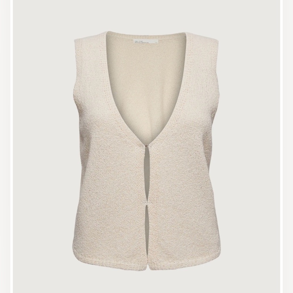 Oak + Fort | Open Front Knit Tank - Picture 2 of 4